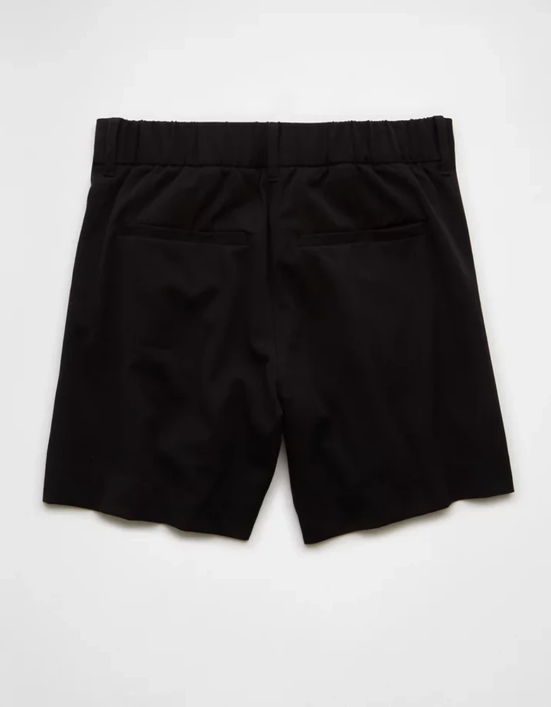 AE 6" Stretch High-Waisted Pleated Trouser Short
