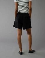 AE 6" Stretch High-Waisted Pleated Trouser Short