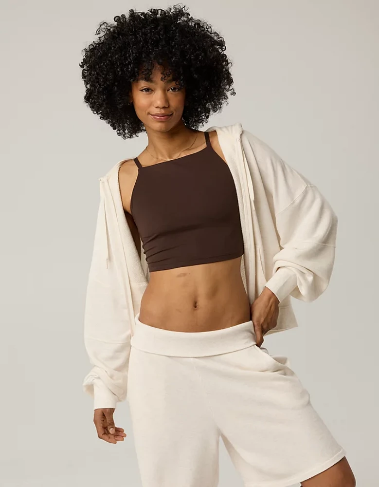 OFFLINE By Aerie Real Me Apron Longline Sports Bra