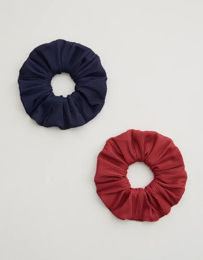 Aerie Ribbed Swim Scrunchie 2-Pack