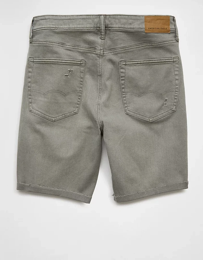 AE 9" AirFlex+ Distressed Denim Short