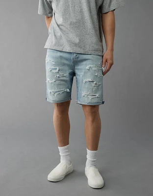 AE 9" EasyFlex Patched Denim Short