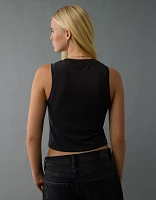 AE Button-Up Tank Top