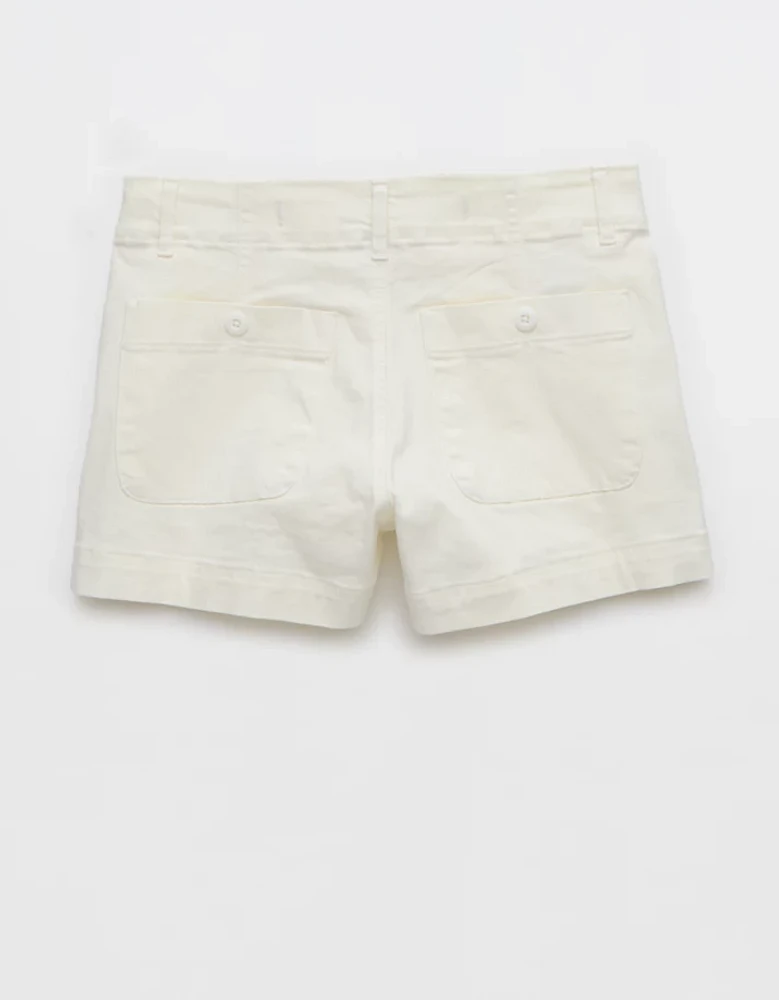 Short court de style pantalon à taille haute extensible AE