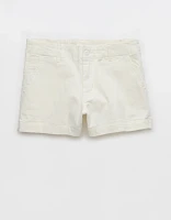 Short court de style pantalon à taille haute extensible AE