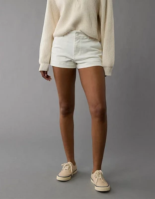 Short court de style pantalon à taille haute extensible AE