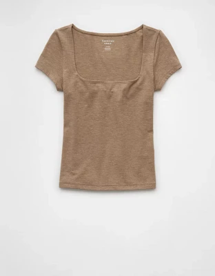 T-shirt Hé bébé à décolleté carré AE