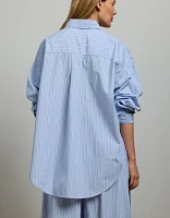 AE77 Premium Oversized Poplin Boyfriend Shirt