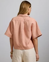 AE77 Premium Linen Camp Shirt