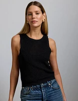 AE77 Premium Linen Sweater Tank Top