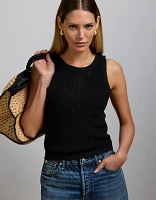 AE77 Premium Linen Sweater Tank Top