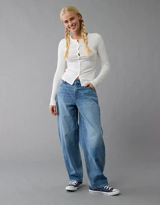 AE Strigid Low-Rise Baggy Barrel Jean