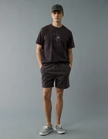 AE 7" Flex Linen-Blend Trekker Short