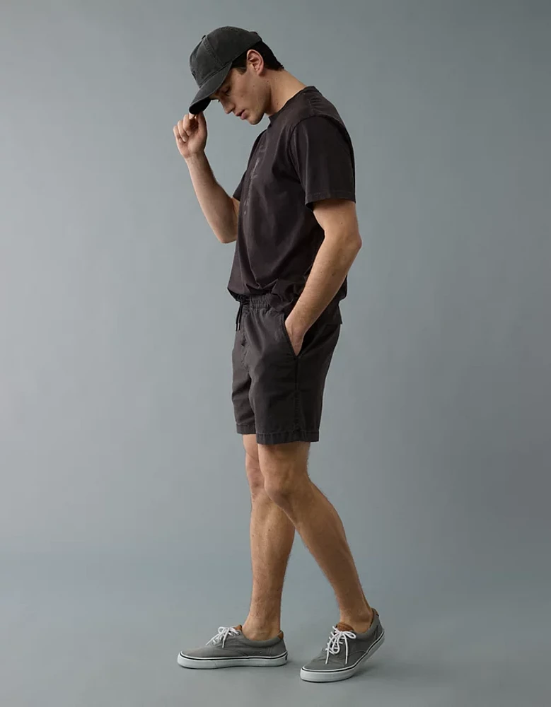 AE 7" Flex Linen-Blend Trekker Short