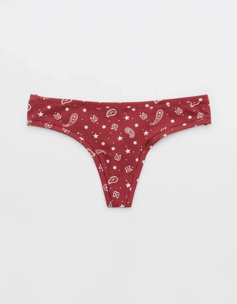 Superchill Cotton Thong Underwear