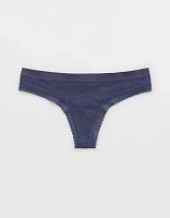 Superchill Cotton Jacquard Thong Underwear