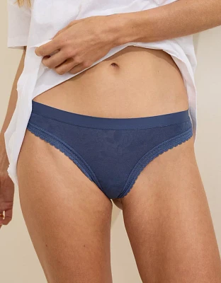 Superchill Cotton Jacquard Thong Underwear