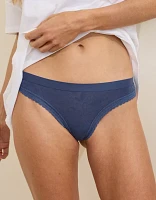 Superchill Cotton Jacquard Thong Underwear