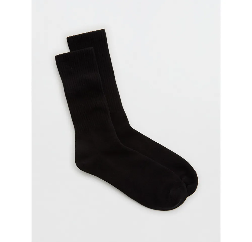 Aerie Ribbed Crew Socks
