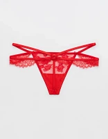 Show Off Rosebud Lace Thong Underwear