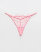 Show Off Embroidery Thong Underwear