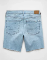 AE 8" Strigid Ripped Perfect Denim Bermuda Short