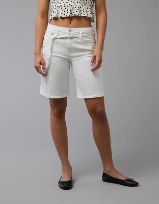 AE 11" Stretch Denim High-Waisted Jort