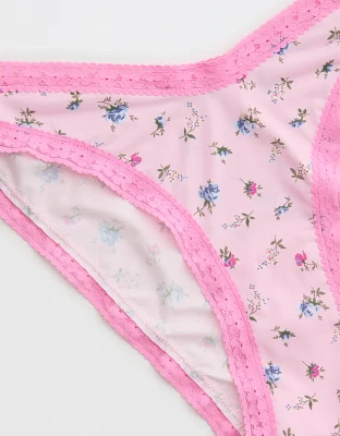 SMOOTHEZ Microfiber Lace Bikini Underwear