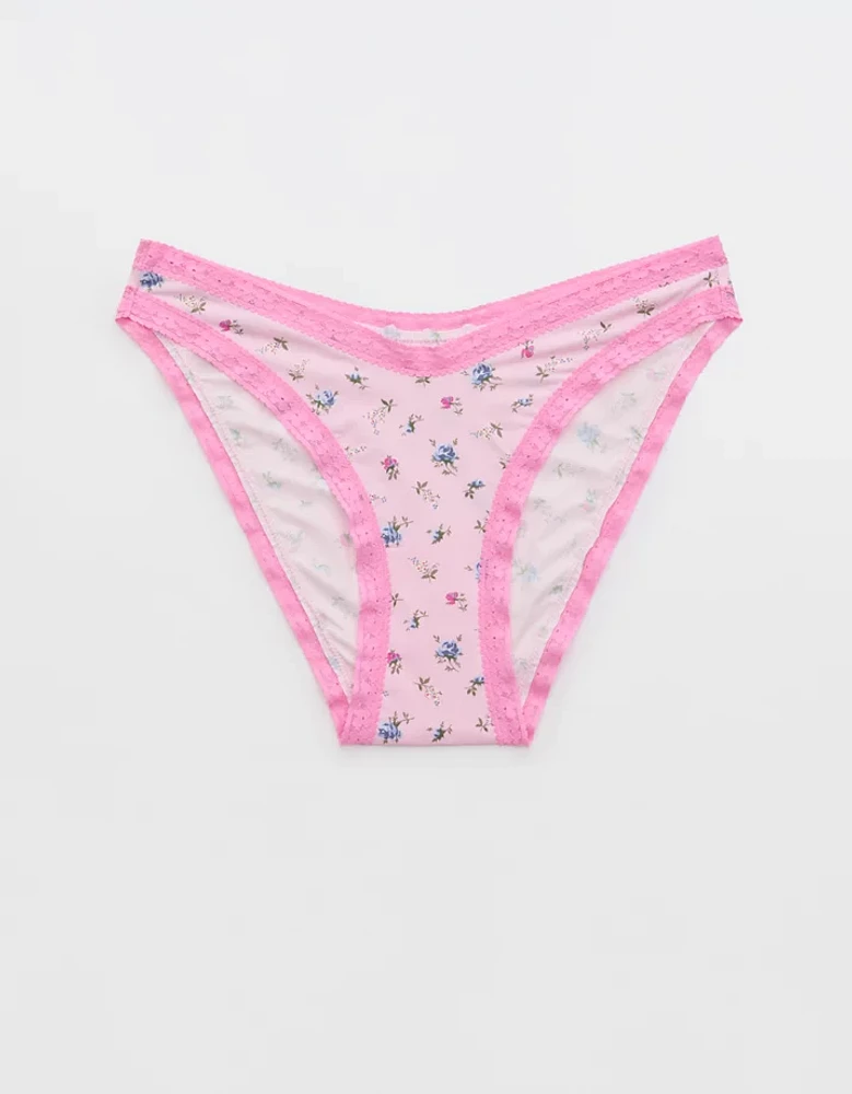 SMOOTHEZ Microfiber Lace Bikini Underwear