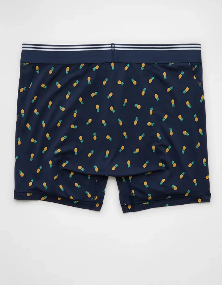 AEO Men's Tiny Pineapples 4.5" Ultra Soft Boxer Brief