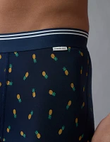 AEO Men's Tiny Pineapples 4.5" Ultra Soft Boxer Brief