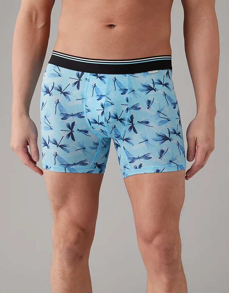 Caleçon boxeur ajusté ultradoux de 4,5 po libellules pour hommes AEO