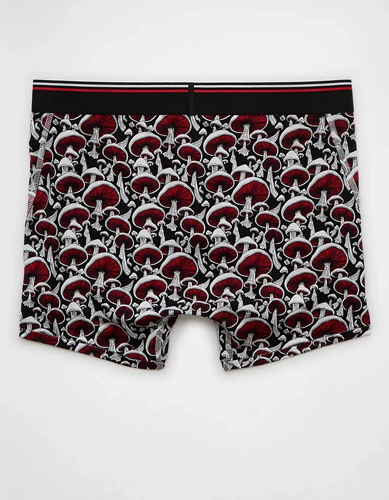 AEO Men's Mushrooms 4.5" Ultra Soft Boxer Brief