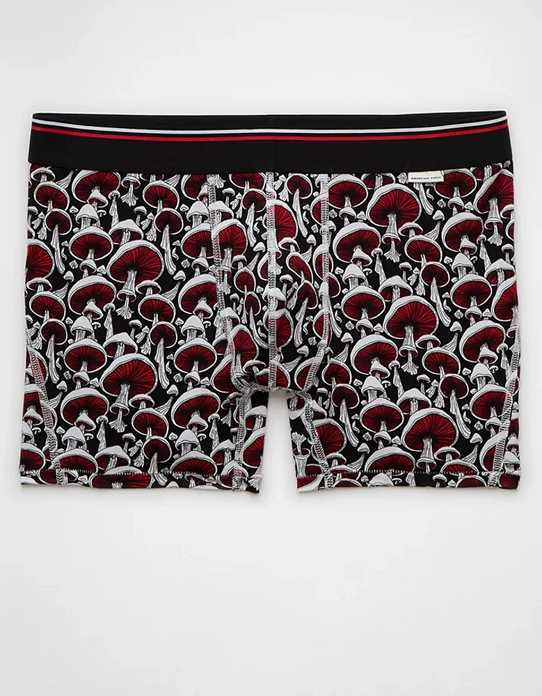 AEO Men's Mushrooms 4.5" Ultra Soft Boxer Brief