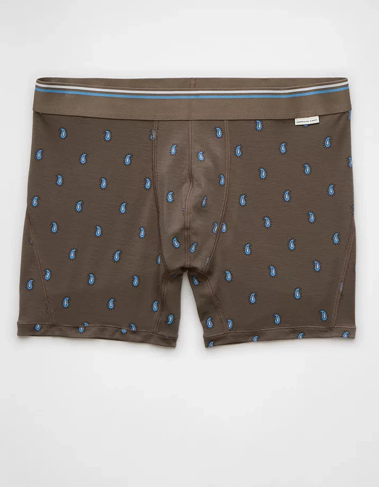 AEO Men's Paisley 4.5" Ultra Soft Boxer Brief