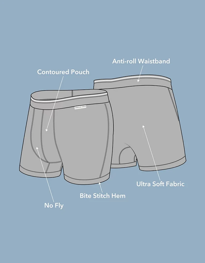 AEO Men's Palm Trees 4.5" Ultra Soft Boxer Brief