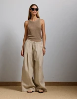 AE77 Premium Pull-On Linen Pant