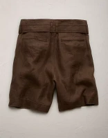 AE77 Premium Linen Trouser Short