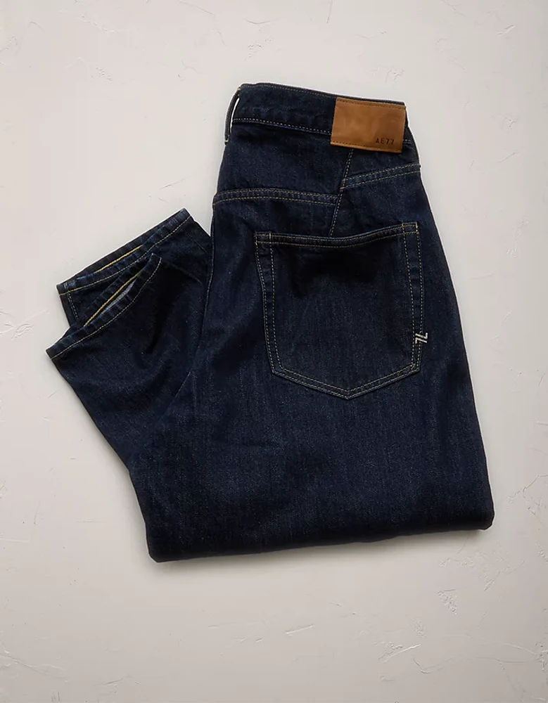 AE77 Premium Pleated Barrel Jean