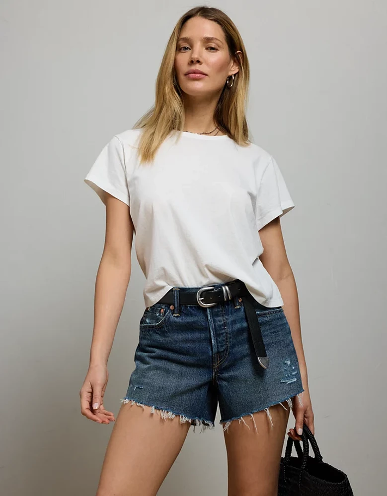 AE77 Premium Classic Denim Short