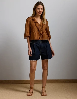 AE77 Premium Baggy Denim Short