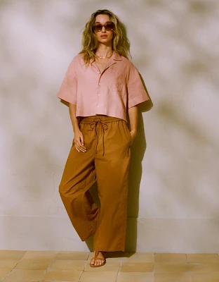 AE77 Premium Pull-On Poplin Pant