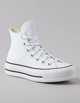 Converse Chuck Taylor Leather All Star Platform Lift High-Top Sneaker