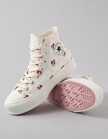 Converse Chuck Taylor All Star Lift Flowers Platform Sneaker