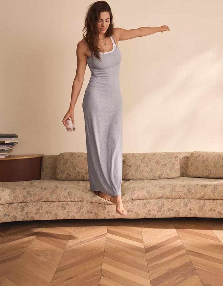 Aerie Real Soft Stretch Bodycon Maxi Dress