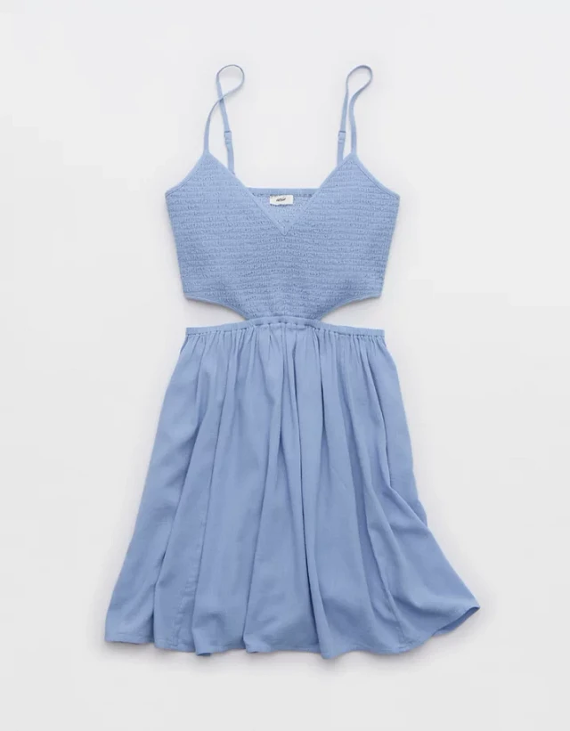 Aerie Stripe Crochet Cover Up Mini Dress at Mall of America in  Bloomington, MN