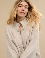 Aerie unREAL Button Down Cardigan