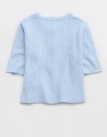 Aerie unREAL Short Sleeve Cardigan