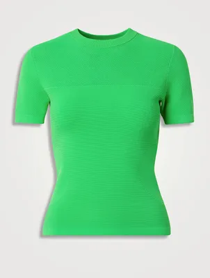 Short-Sleeve Sweater