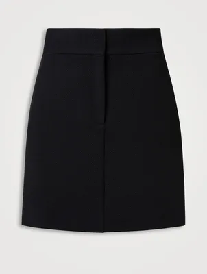 Wool A-Line Skirt